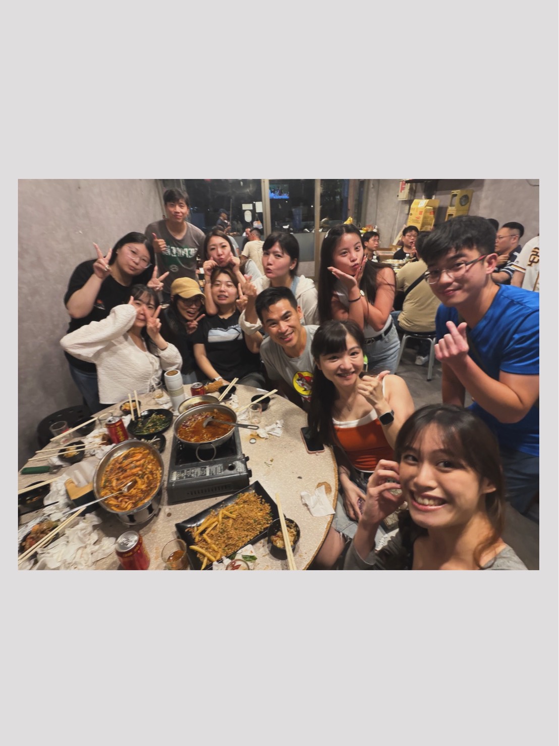 君悅團隊聚餐合照